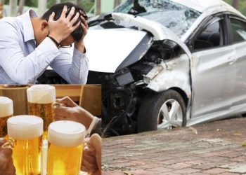 Say rượu lái xe ô tô gây tai nạn