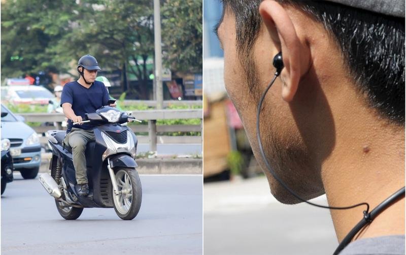 Vừa đi xe máy vừa đeo tai nghe bị phạt bao nhiêu tiền?