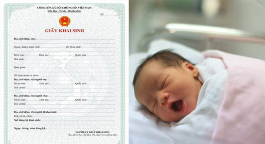 Cha làm giấy khai sinh cho con ngoài giá thú như thế nào?