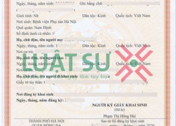 Giấy khai sinh có cần tên cha