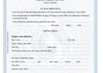 Giấy tờ chứng minh một người đã chết mới 2023