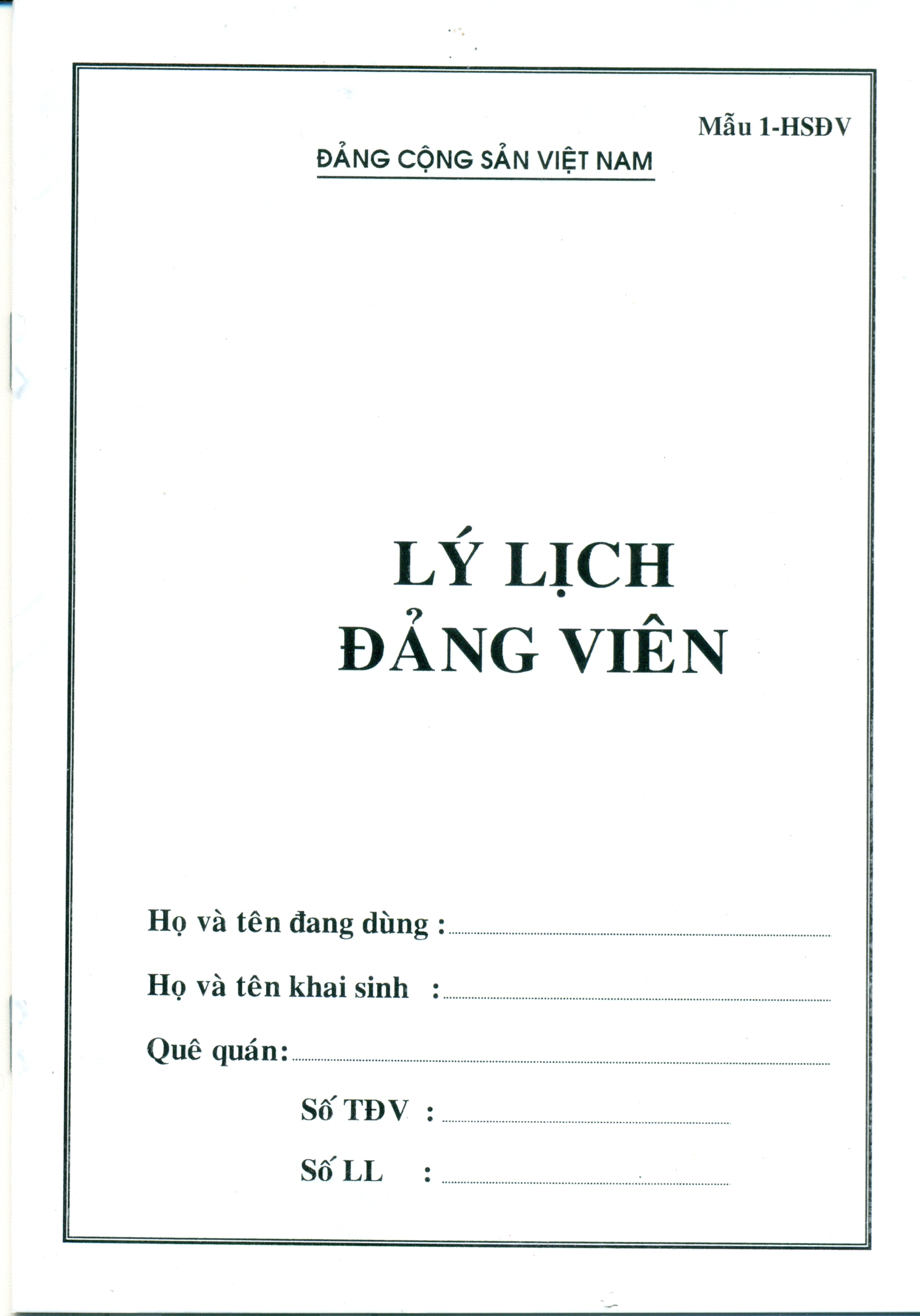 Kinh phí đi xác minh lý lịch đảng