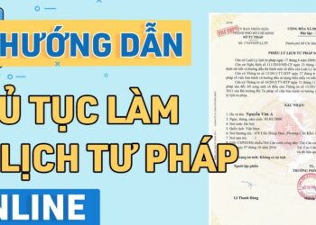 Dịch vụ đăng ký lý lịch tư pháp trực tuyến năm 2023