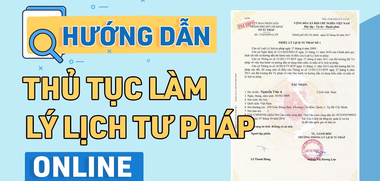 Dịch vụ đăng ký lý lịch tư pháp trực tuyến năm 2023
