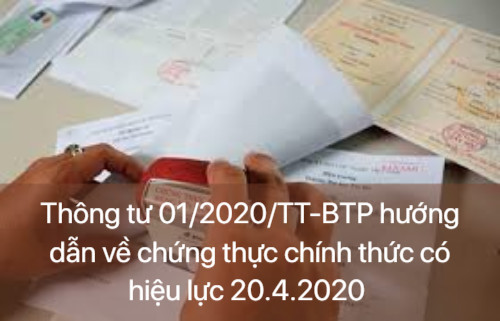 Thông tư 01 về chứng thực có nội dung gì nổi bật?