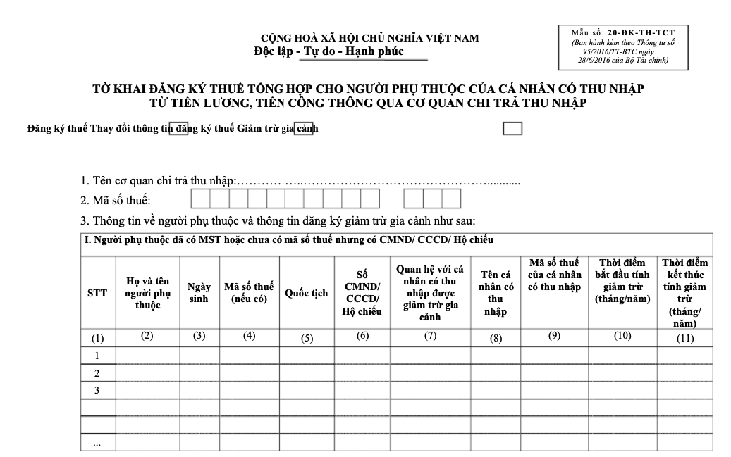 Lương thử việc có được giảm trừ gia cảnh không