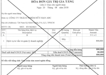 Cách xử lý khi xuất nhầm hóa đơn cho công ty khác