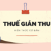 Thuế gián thu là thuế mà doanh nghiệp nộp thay cho ai
