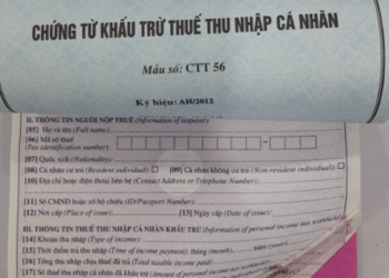 Thời điểm trả thu nhập trên chứng từ khấu trừ thuế TNCN