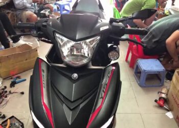 Lỗi lắp đèn trợ sáng xe máy phạt bao nhiêu?