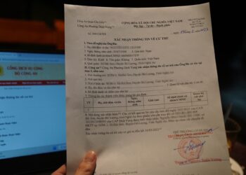 Mẫu đơn xin xác nhận thay đổi địa chỉ