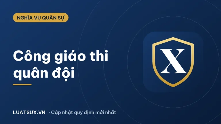 Công giáo có được thi quân đội không? Quy định mới 2026