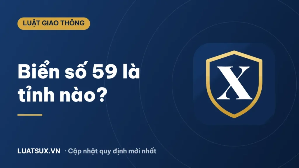 Biển số xe 59 là tỉnh nào, ở quận mấy? Cập nhật sau sáp nhập