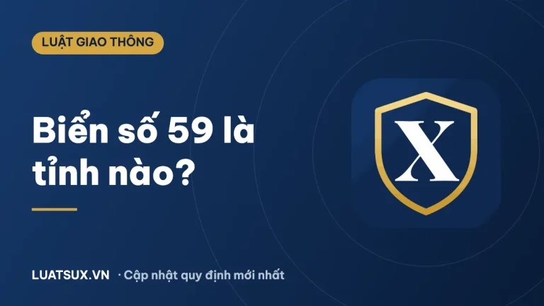 Biển số xe 59 là tỉnh nào, ở quận mấy? Cập nhật sau sáp nhập