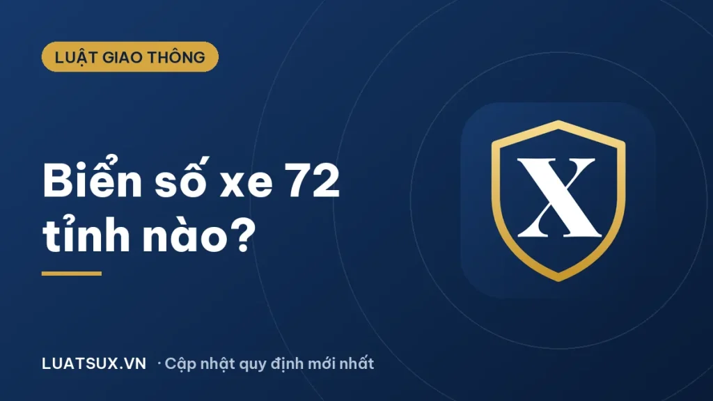 72 tỉnh nào? Biển số xe 72 là của TP. Hồ Chí Minh (2026)