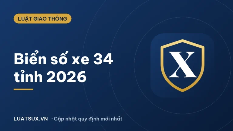 Biển đăng ký xe các tỉnh sau sáp nhập 2026: Bảng tra cứu