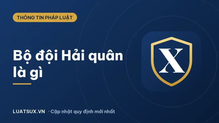 Bộ đội Hải quân là gì? Nhiệm vụ, tổ chức, cấp bậc 2026