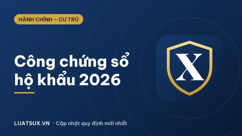 Công chứng sổ hộ khẩu hiện nay: còn làm được không? (2026)