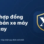 Mẫu hợp đồng mua bán xe máy viết tay 2026 và cách viết chuẩn