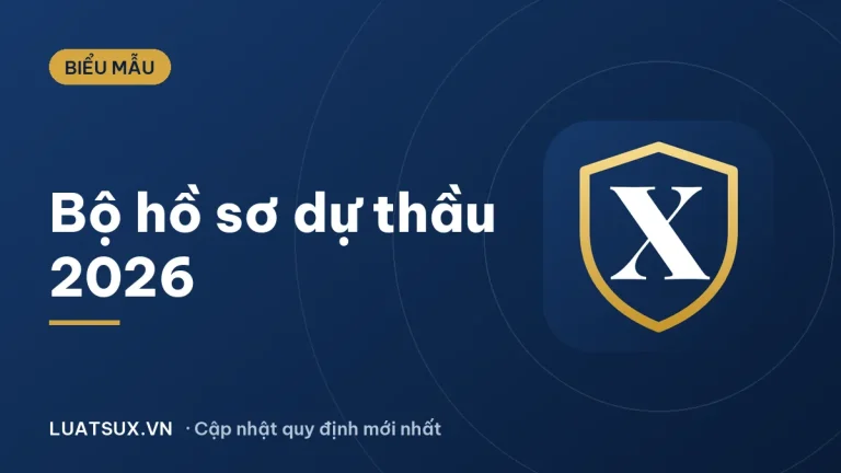Download bộ hồ sơ dự thầu: mẫu file và cách lập 2026