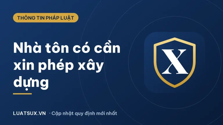Dựng nhà tôn có phải xin giấy phép xây dựng không? Mới nhất 2026