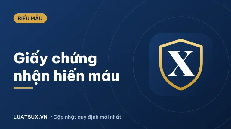 Giấy chứng nhận hiến máu có dùng được cho người thân không?