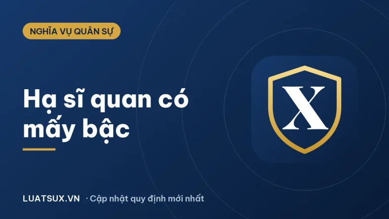 Hạ sĩ quan trong quân đội có mấy bậc? Quy định mới 2026