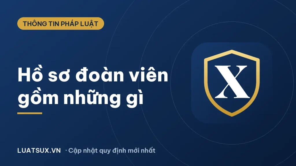 Hồ sơ đoàn viên gồm những gì theo quy định mới nhất 2026