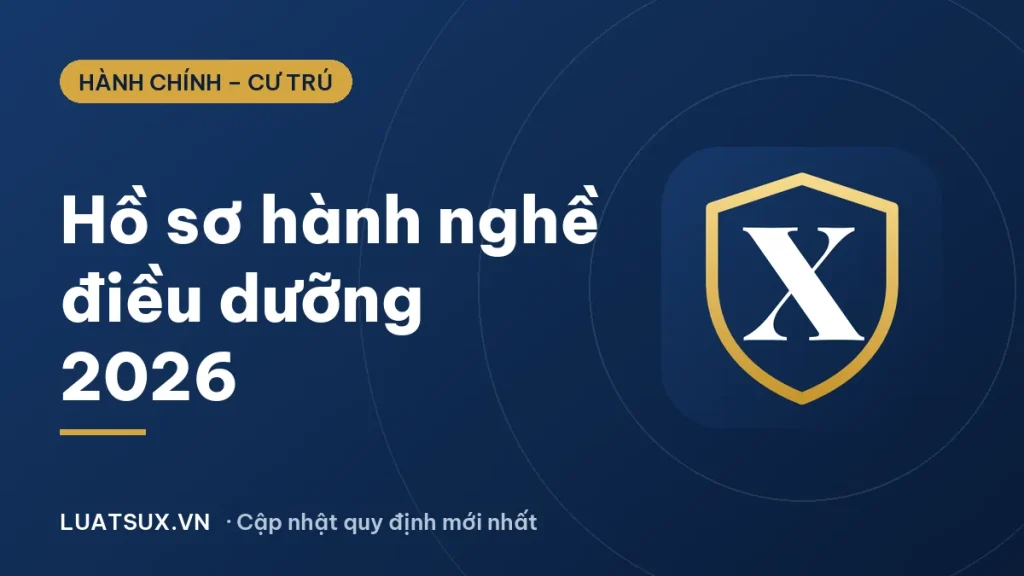 Chứng chỉ hành nghề điều dưỡng 2026: Hồ sơ gồm những gì?