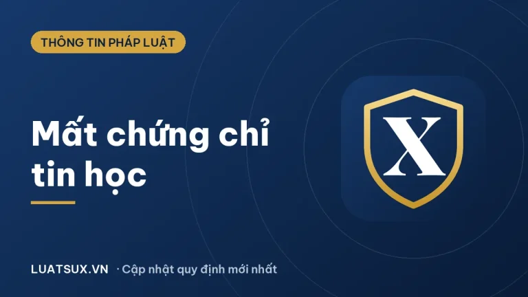 Mất chứng chỉ tin học có được cấp lại không? Cách xử lý 2026