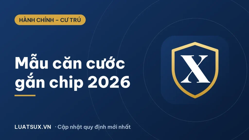 Hình ảnh căn cước công dân gắn chip điện tử: mẫu thẻ mới nhất 2026