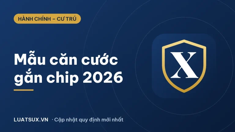 Hình ảnh căn cước công dân gắn chip điện tử: mẫu thẻ mới nhất 2026