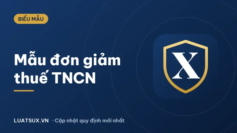 Miễn giảm thuế thu nhập cá nhân: Mẫu đơn 01/MGTH mới nhất 2026