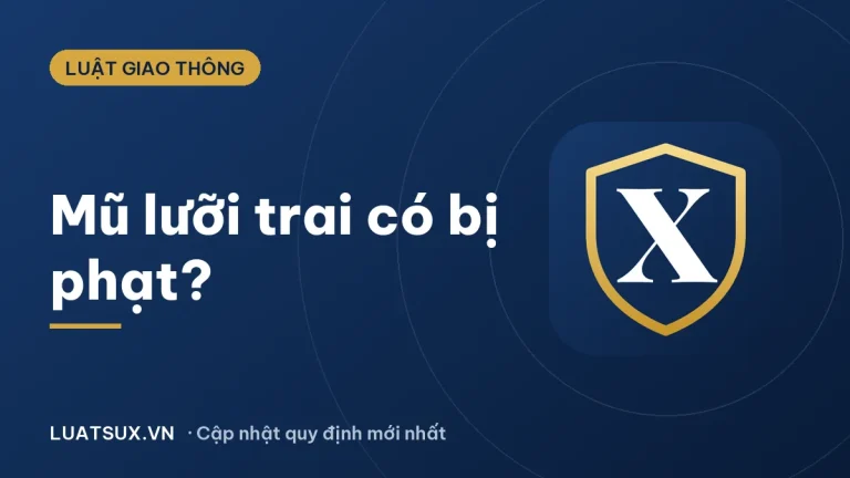 Mũ bảo hiểm lưỡi trai có bị phạt không? Quy định mới 2026