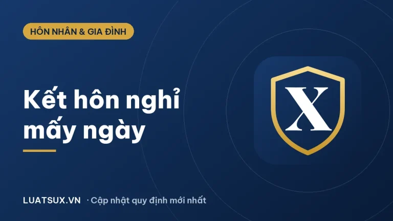 Kết hôn được nghỉ mấy ngày? Có hưởng lương không (2026)