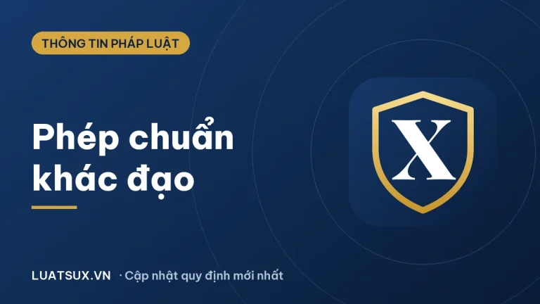 Phép chuẩn đạo ai nấy giữ: nghi thức làm phép chuẩn khác đạo