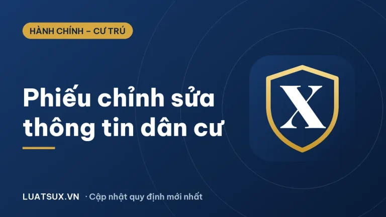 Phiếu cập nhật chỉnh sửa thông tin dân cư (mẫu DC02) mới nhất 2026