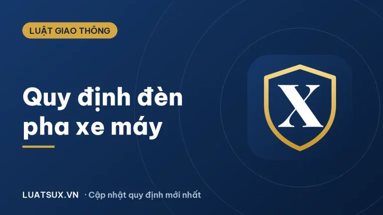 Quy định về đèn pha xe máy 2026: Khi nào bật, tắt và mức phạt