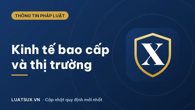 Kinh tế thời bao cấp ở Việt Nam: So sánh với kinh tế thị trường
