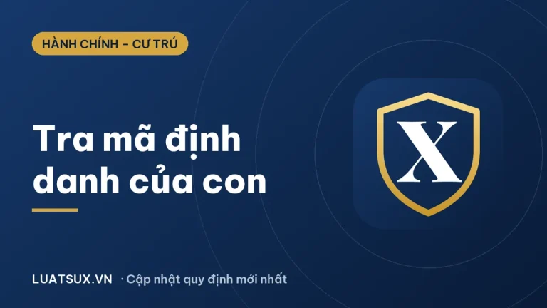 Mã định danh của trẻ em: cách tra cứu số định danh 2026