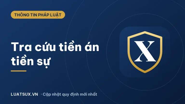 Tra cứu tiền án tiền sự online 2026: cách xem trên VNeID