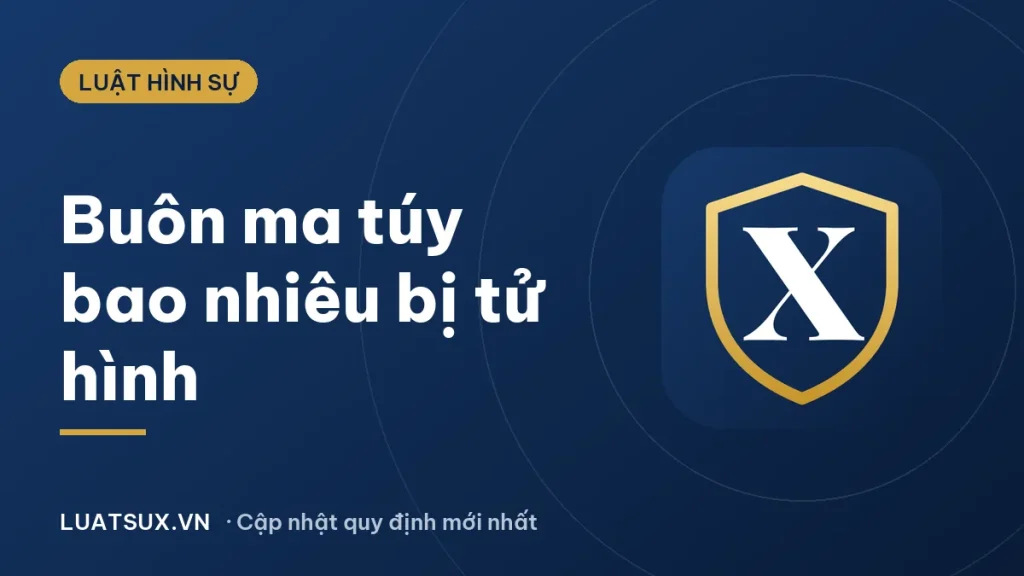 Buôn ma túy bao nhiêu thì tử hình? Vận chuyển còn tử hình không