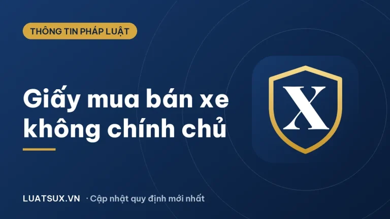 Mẫu giấy mua bán xe máy không chính chủ: viết tay có được không?